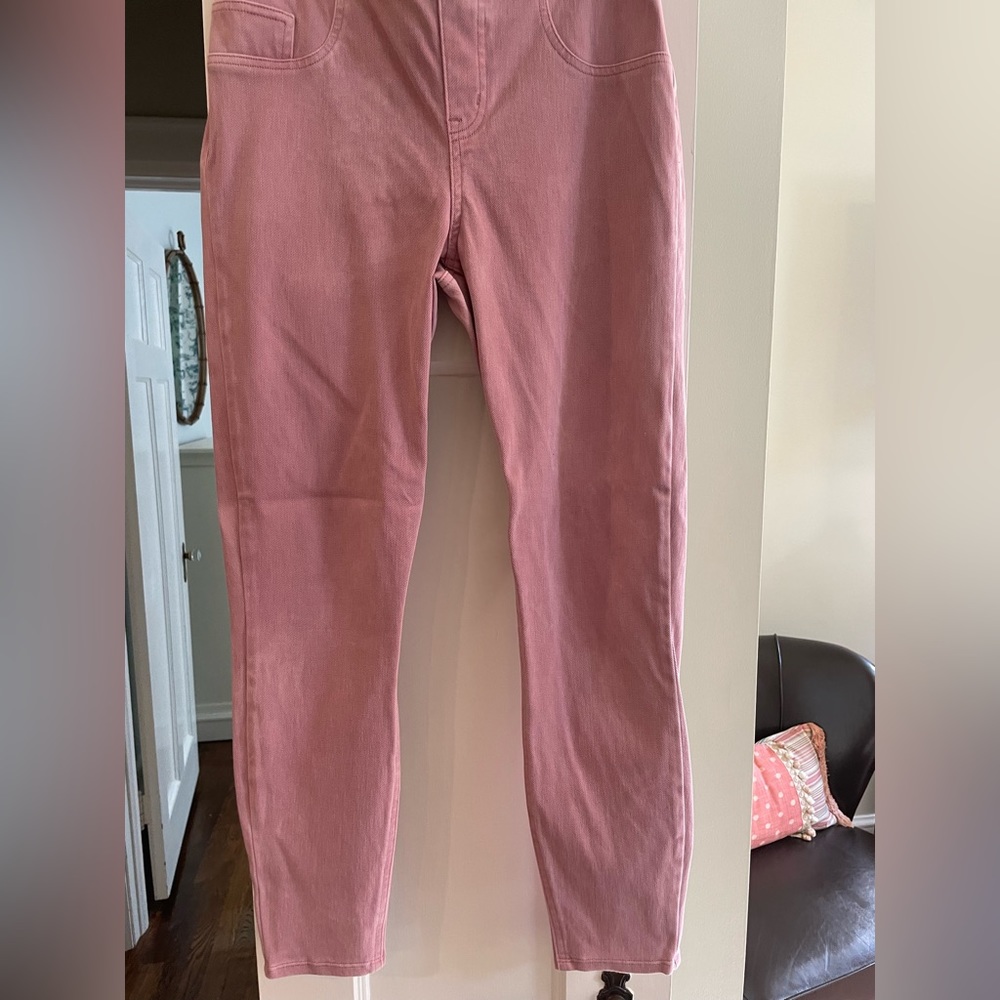 SPANX brand size large (L) jeggings in color pale pink